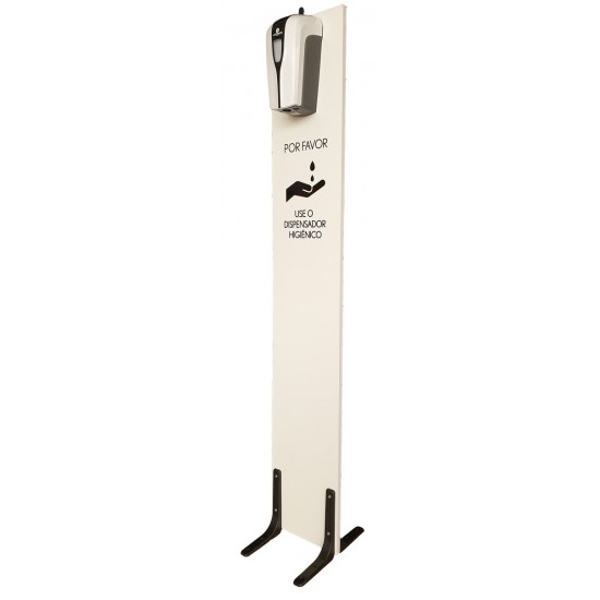 UP Dispensador de Álcool Gel c/ suporte Branco