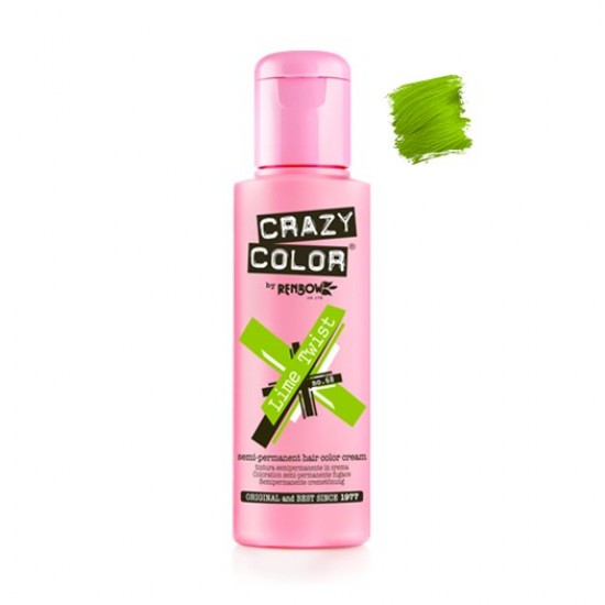 Crazy Color- Cor Semi-Perm 68 Lime Twist 100ml