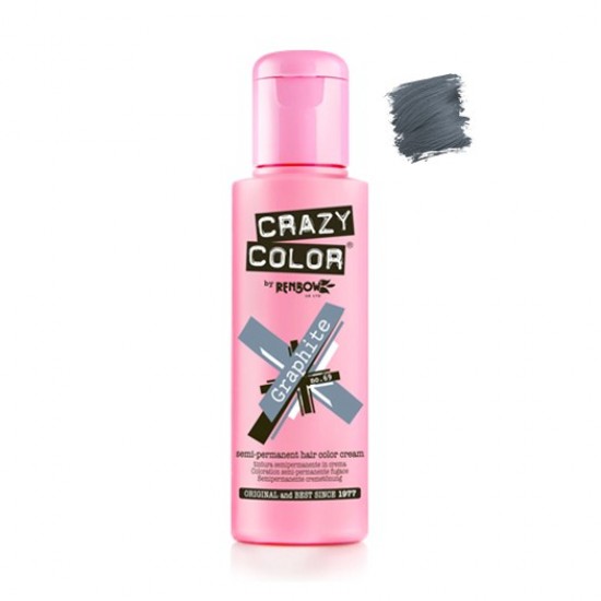 Crazy Color- Cor Semi-Perm 69 Graphite 100ml