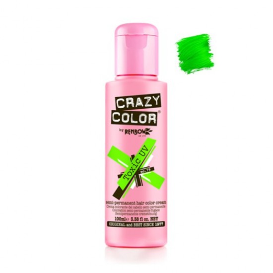 Crazy Color- Cor Semi-Perm 79 Toxic UV 100ml