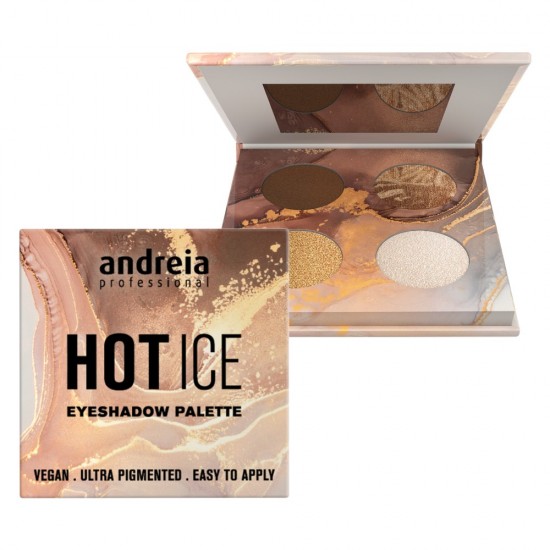 Make Up Hot Ice Eyeshadow 4 Tons Frios 02
