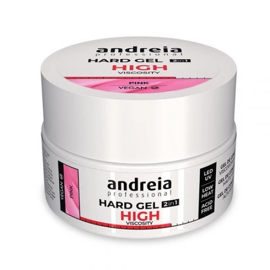 Andreia Hard Gel 2in1 HV Pink 44gr