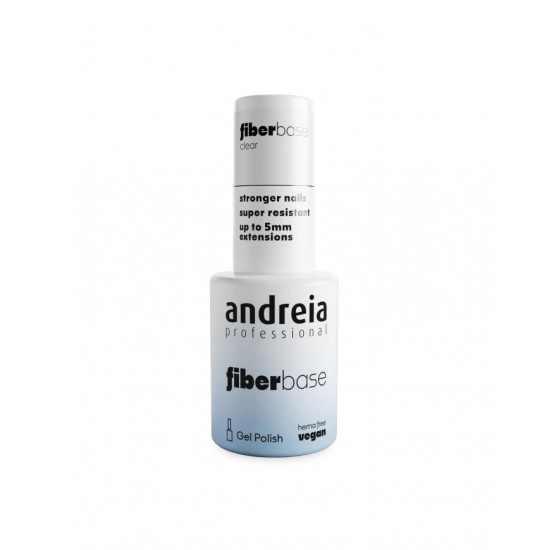 Andreia GEL POLISH FIBER BASE Clear 01 10.5ml