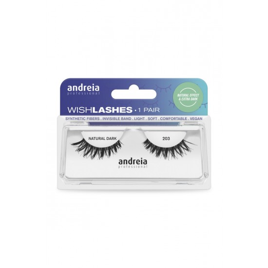 Andreia Make Wishlashes Natural Dark 203 1 Par