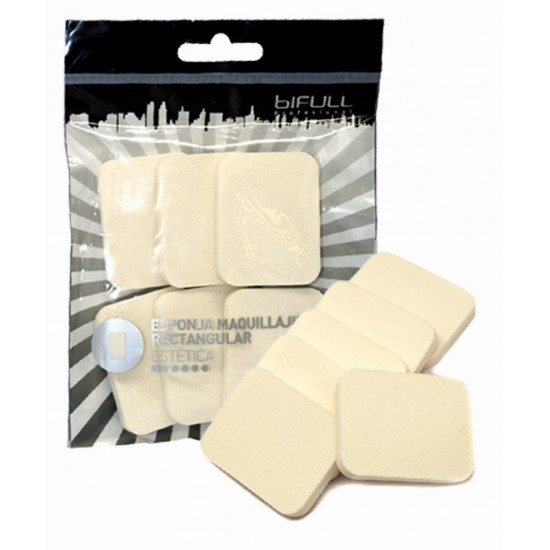 Bifull Esponja Maquilhar Rectangular 6uni