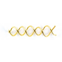 Bifull Coiled Pin Espiral Ouro