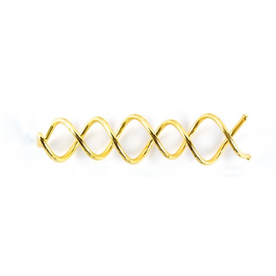 Bifull Coiled Pin Espiral Ouro