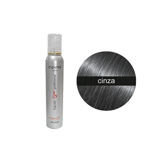 Broaer Espuma Cor Cinza 200ml 