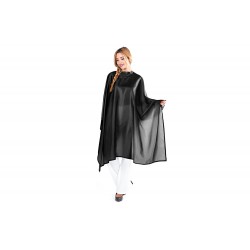 Penteador Tintas 125x145cms, Poliester, PRETO
