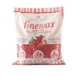 Beauty Image- Cera Pérolas FINEWAX, Morango 1KG
