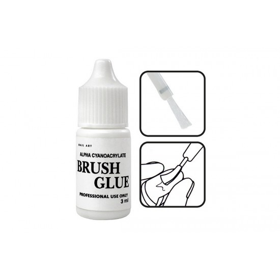 Cola Unhas Postiças C/Pincel 3ml