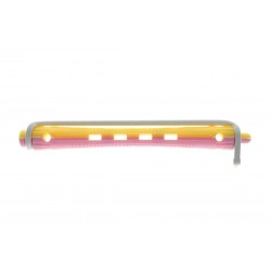 Bigoudi Largo Rosa/Amarelo (12un) 