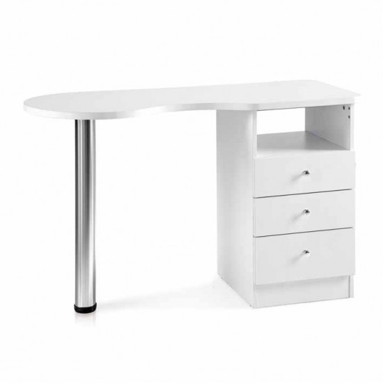 Mesa Manicure Branca 121x51x77cm