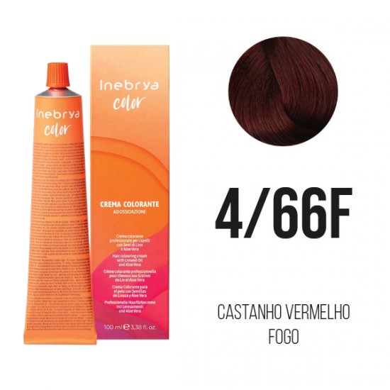 Inebrya Color Coloração 4/66F 100ml