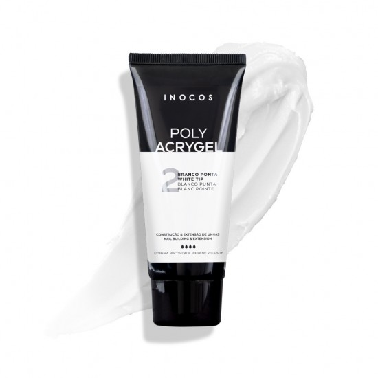 Inocos POLYACRYGEL Gel Construção 2 Branco Po 60gr