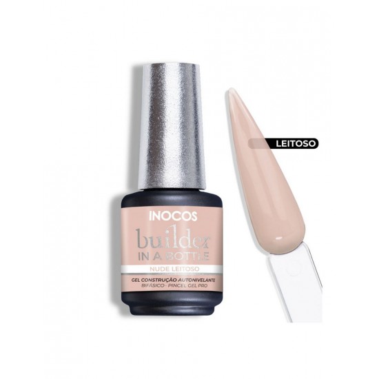 Inocos Gel Builder In a Bottle Nude Leitoso 15ml