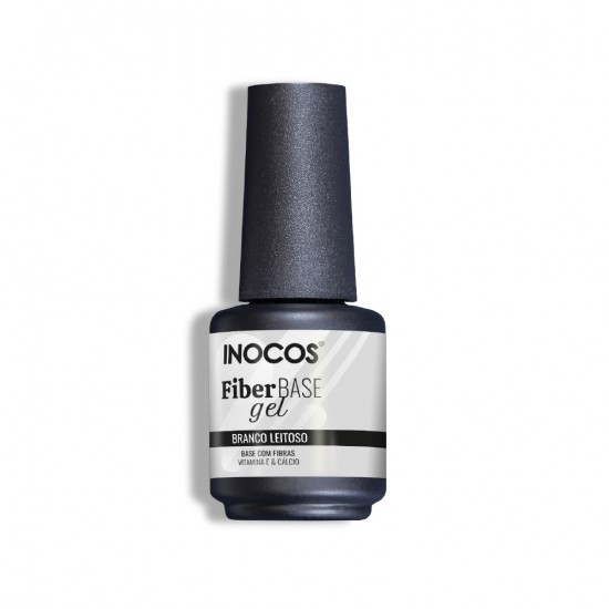 Inocos FIBER BASE Gel C/Fibras Branco Leitoso 15ml