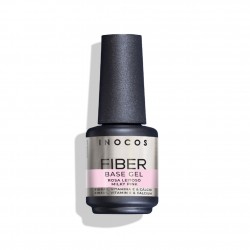Inocos FIBER BASE Gel C/Fibras Rosa Leitoso 15ml