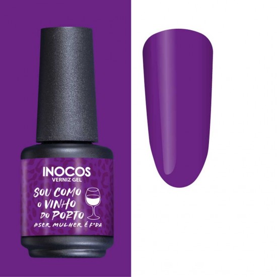 Inocos Verniz Gel Sou Como Vinho Porto 15ml Ed.Lim