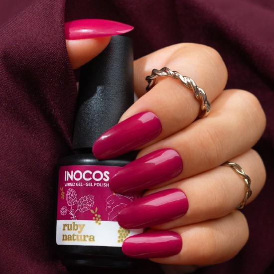 Inocos Verniz Gel Lovers Wine NW4 Ruby 15ml EL