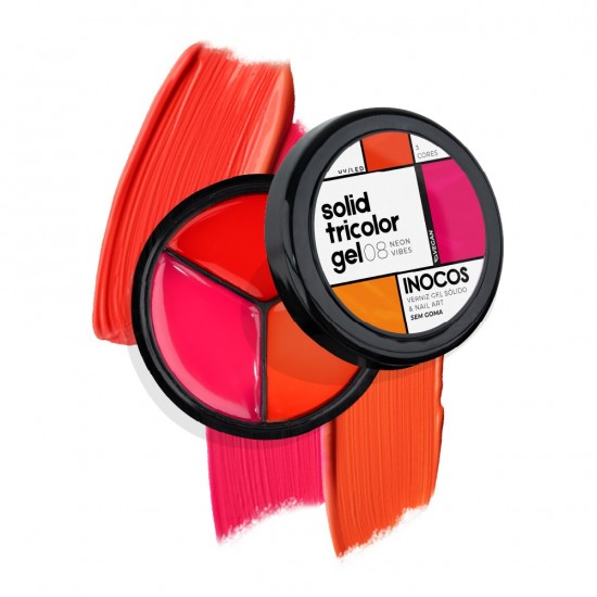 Inocos Solid Tricolor Gel 08 Neon Vibes 3x5gr