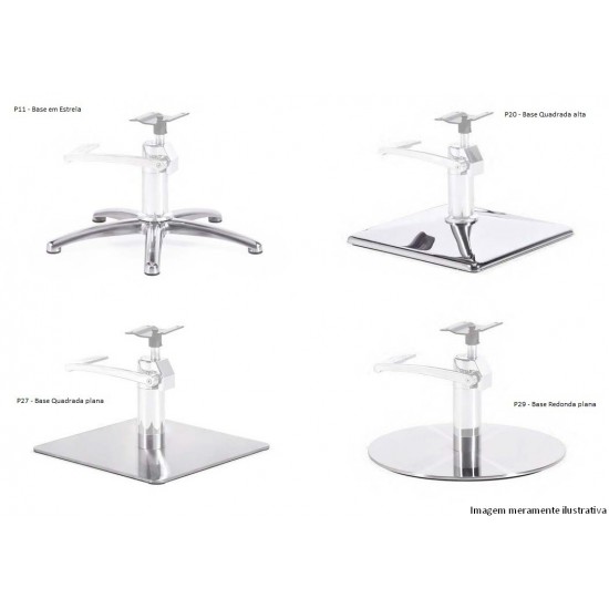 Cadeira Danae Preta Pé P27 Bomba B90