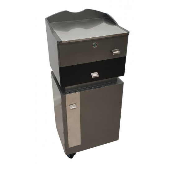 Móvel de Apoio Petra Cinza