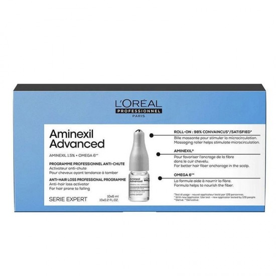 L'Oréal SE Aminexil Advanced Ampolas 10uni x 6ml