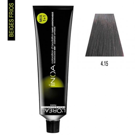 L'Oréal Inoa Coloração nº 4.15 60ml