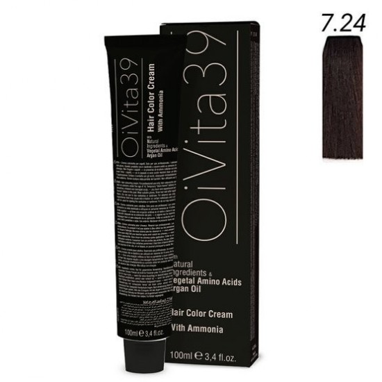 OiVita- HAIR COLOR Coloração 7.24 100ml