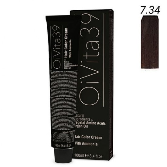 OiVita- HAIR COLOR Coloração 7.34 100ml