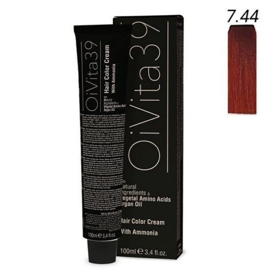 OiVita- HAIR COLOR Coloração 7.44 100ml