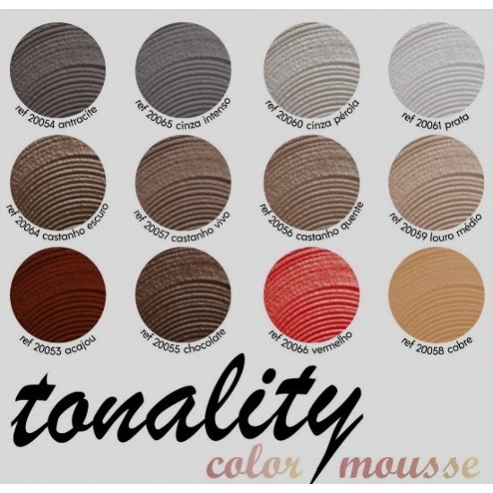 Tonality Espuma Cor: Cinza Intenso 200ml 