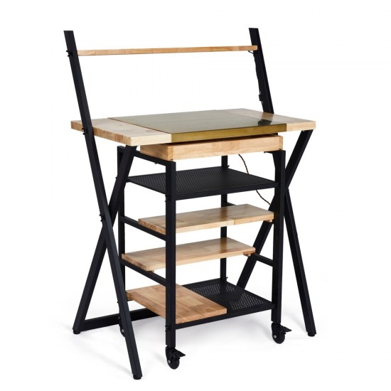 UPGROUP Mesa Trabalho Iris Madeira