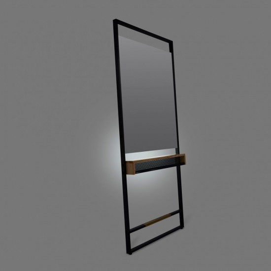 UPGROUP Bancada Madeira e Metal Robin c/Led