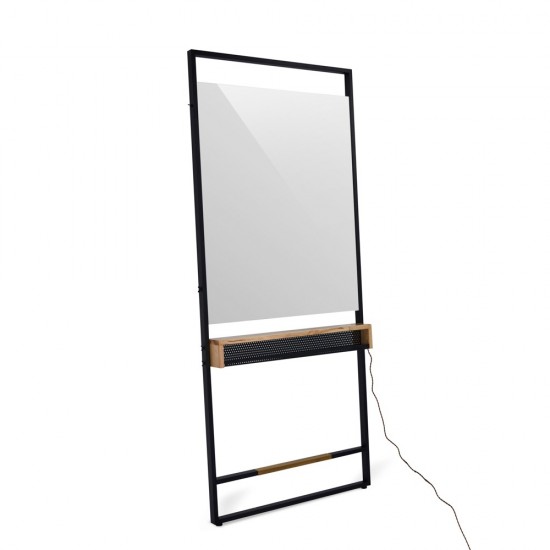 UPGROUP Bancada Madeira e Metal Robin c/Led