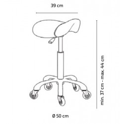 UPGROUP Banco Ian XS Preto com Bomba a Gás