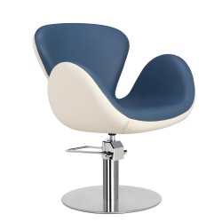 UPGROUP Cadeira Chloe BLR Blue Round hidráulica