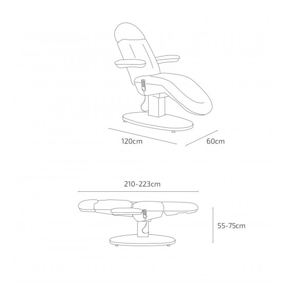 UPGROUP Marquesa Electrica Maya pé gás